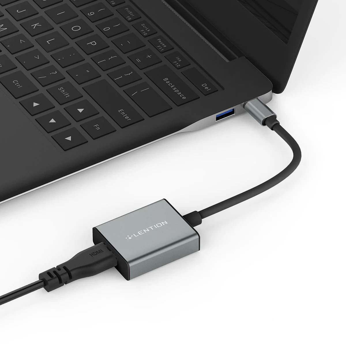 Bộ chuyển đổi USB-C sang HDMI (4K30Hz) Lention CU207A