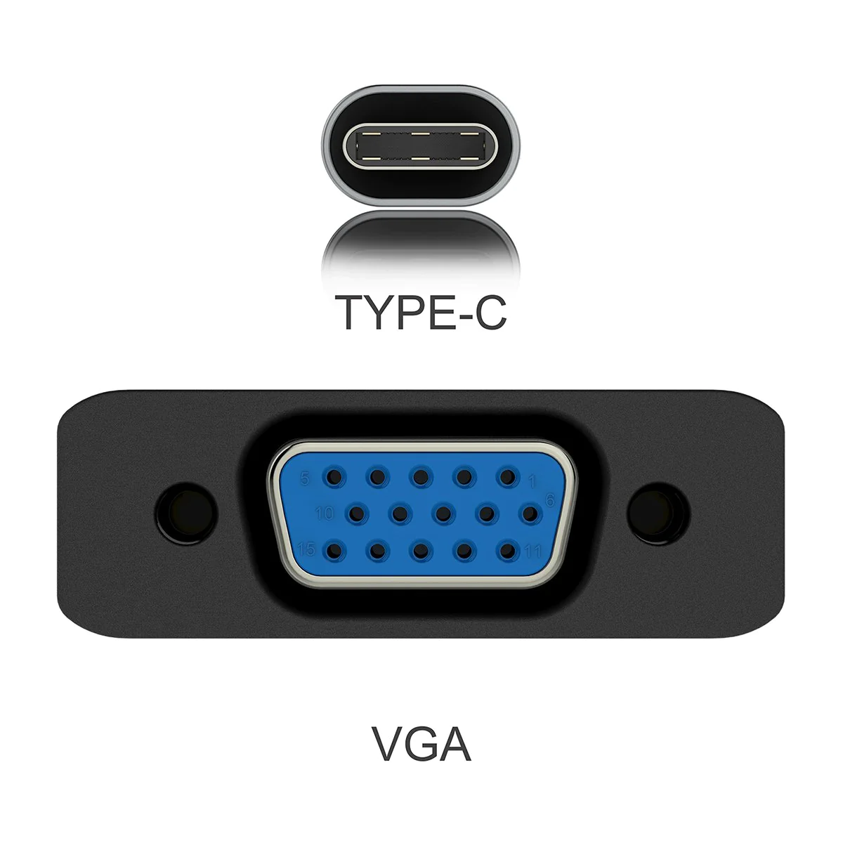 Bộ chuyển đổi USB-C sang VGA Lention CU108V