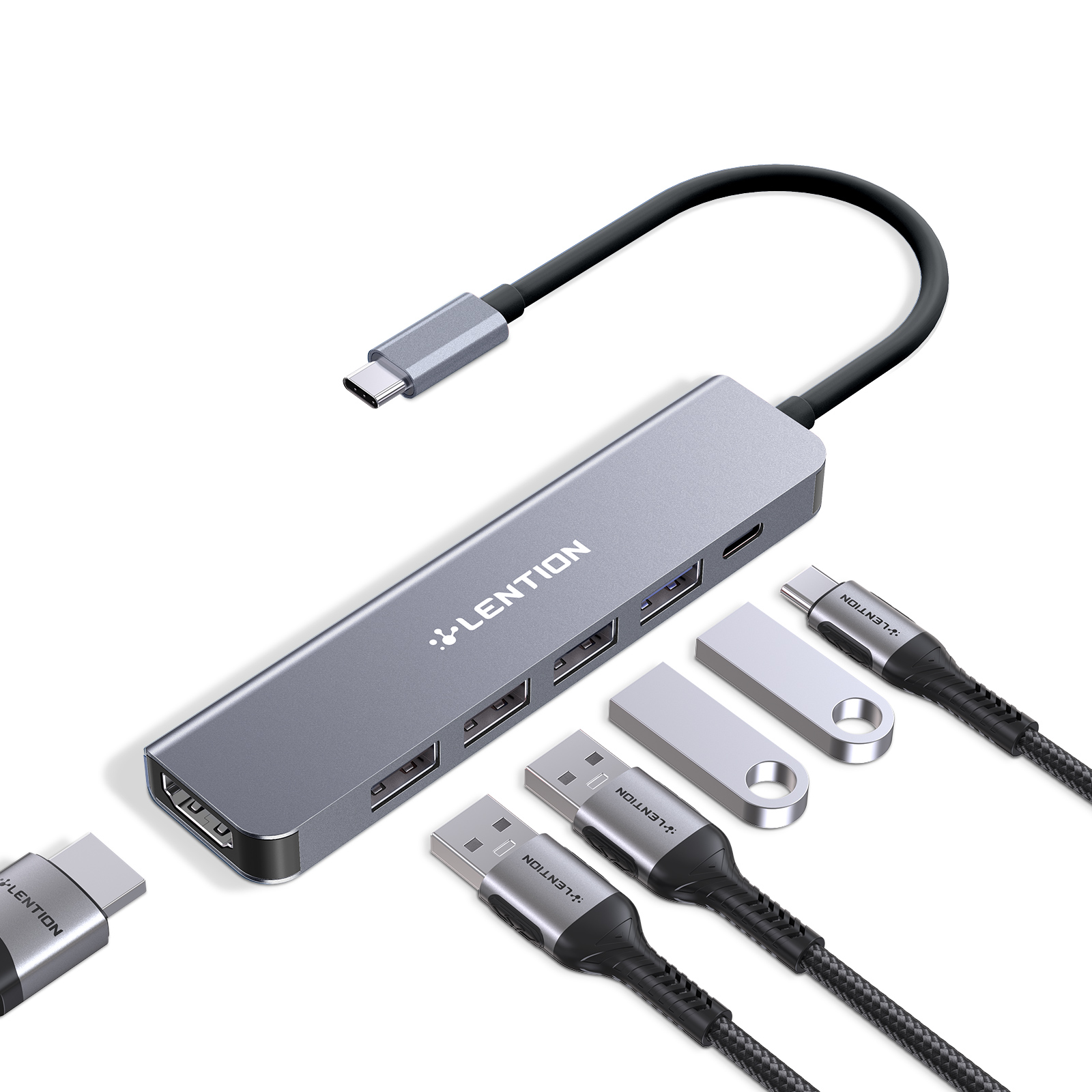 Bộ chuyển đổi USB-C 6 trong 1 CE17H