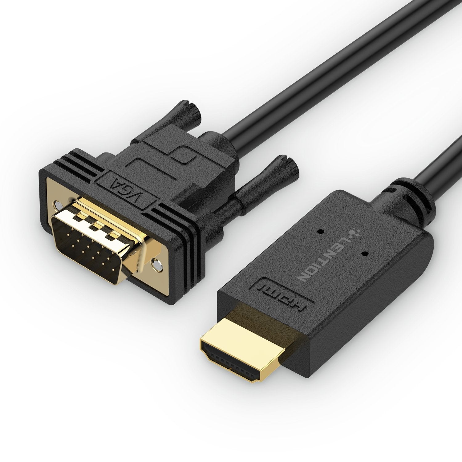 Cáp chuyển đổi HDMI to VGA (1.8M) Lention HV-1.8M