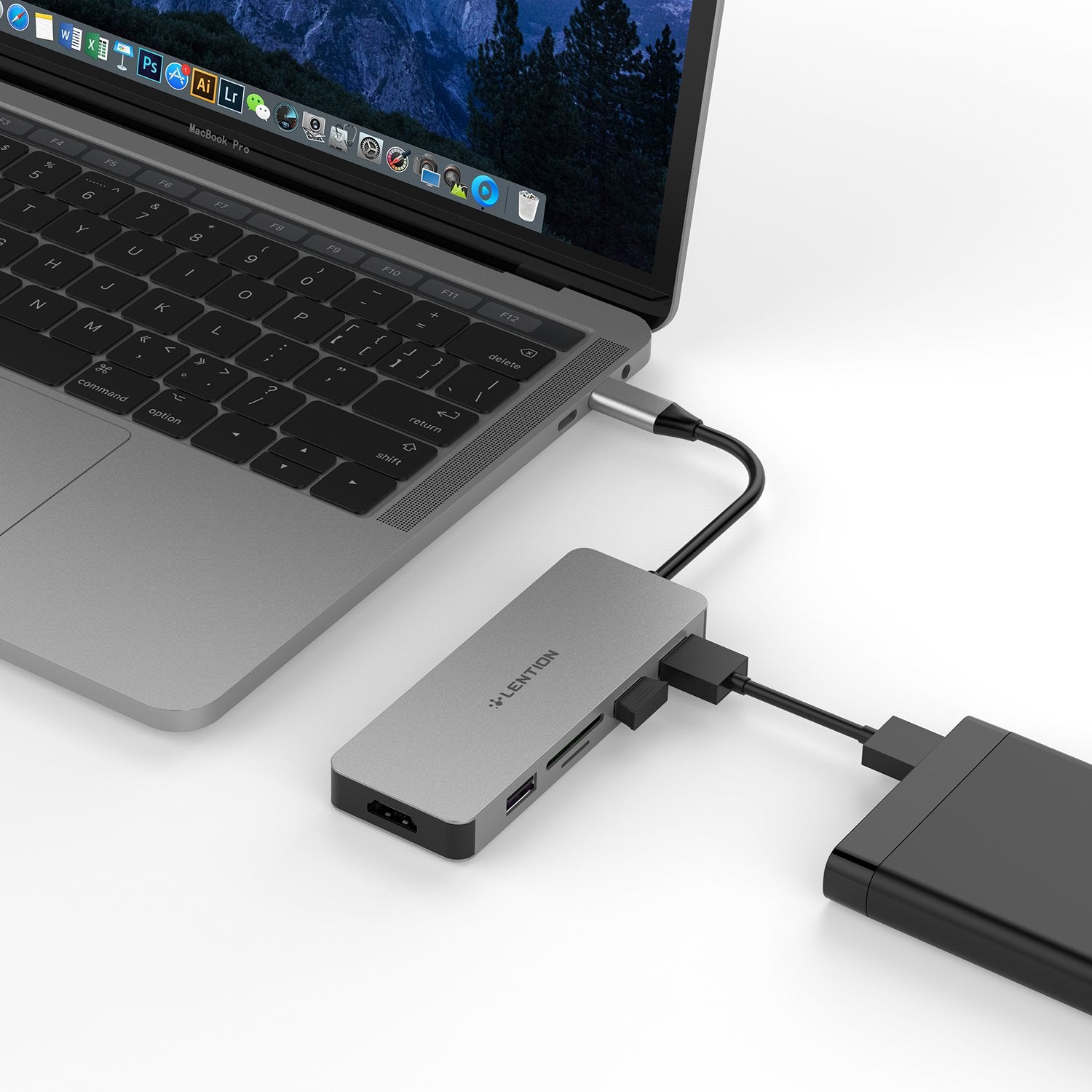 Bộ chuyển đổi USB-C 7 trong 1 Lention C17