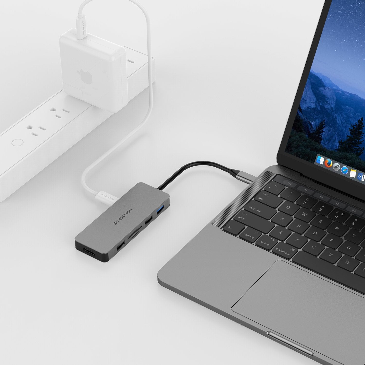 Bộ chuyển đổi USB-C 7 trong 1 Lention C17