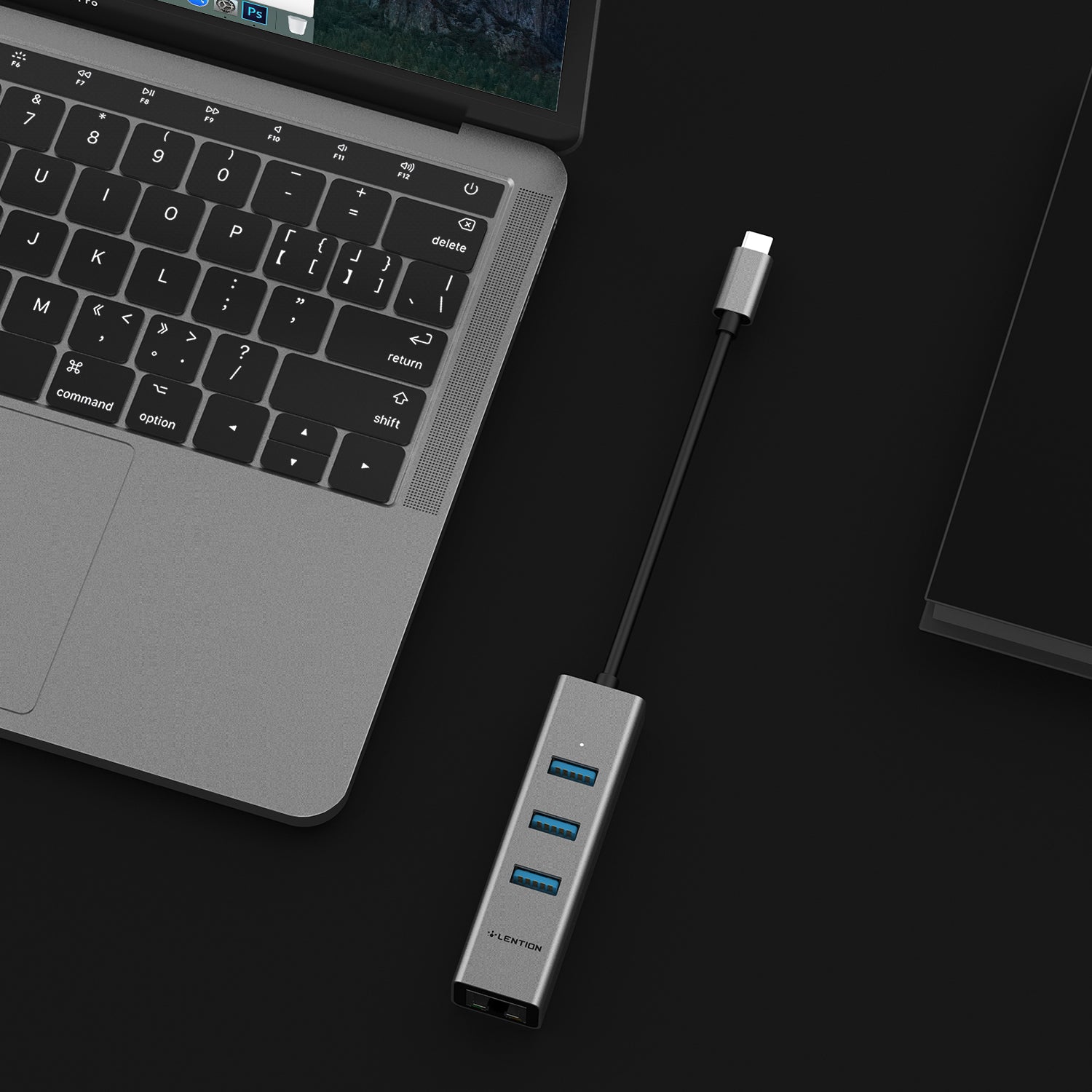 Bộ chuyển đổi USB-C 4 trong 1 Lention C23s