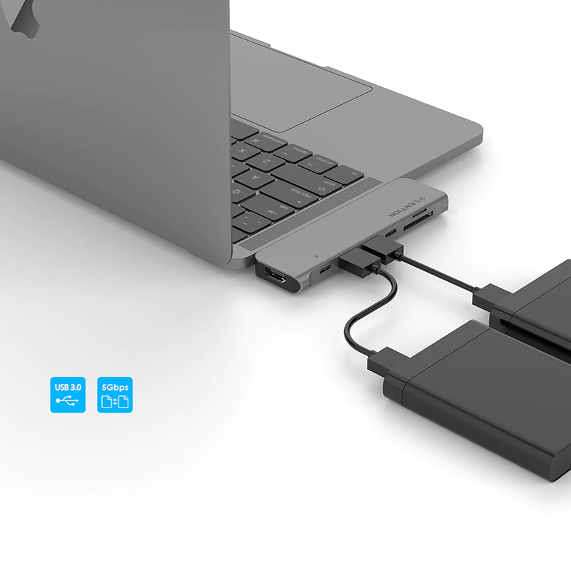 Bộ chuyển đổi USB-C 7 trong 1 Lention CS64THCR