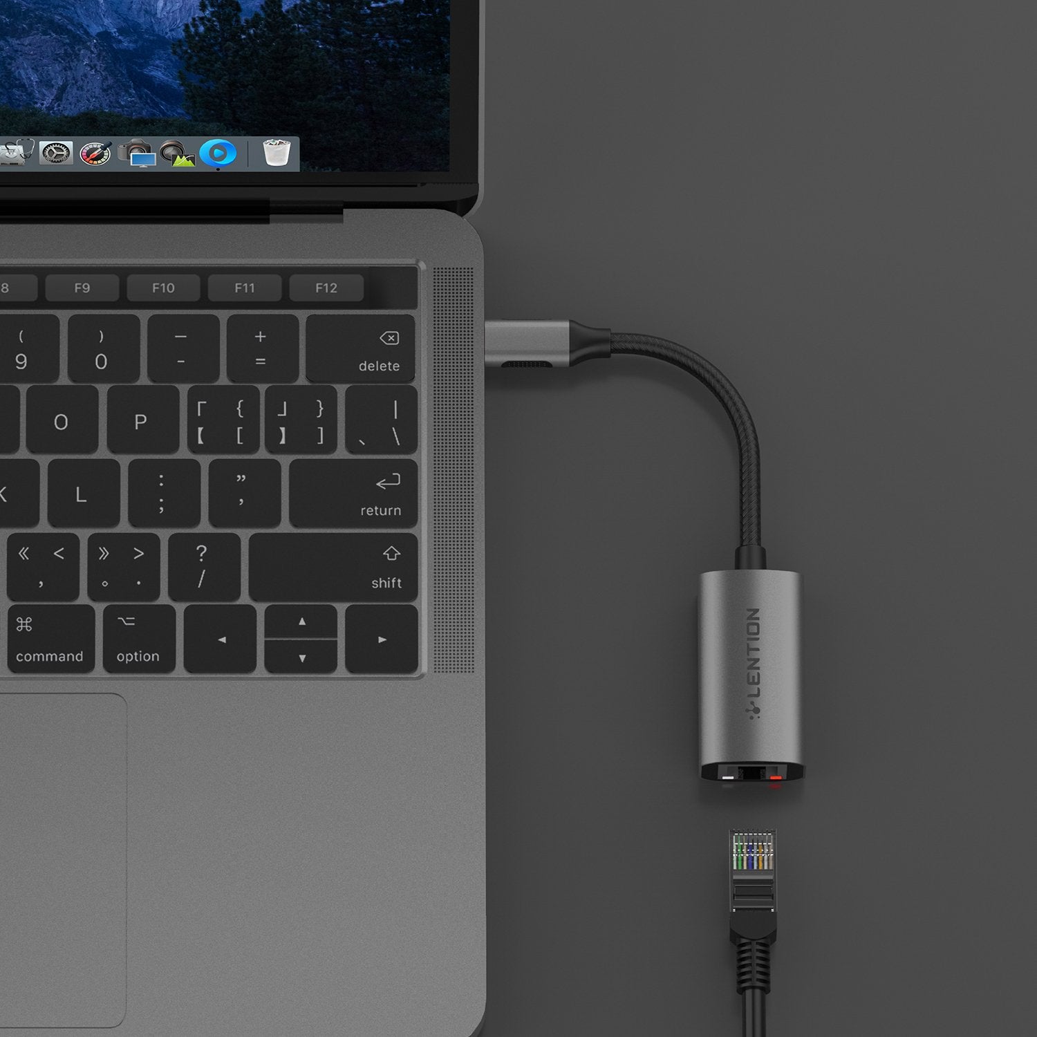 Bộ chuyển đổi USB-C sang RJ45 (1000M) Lention CU604E