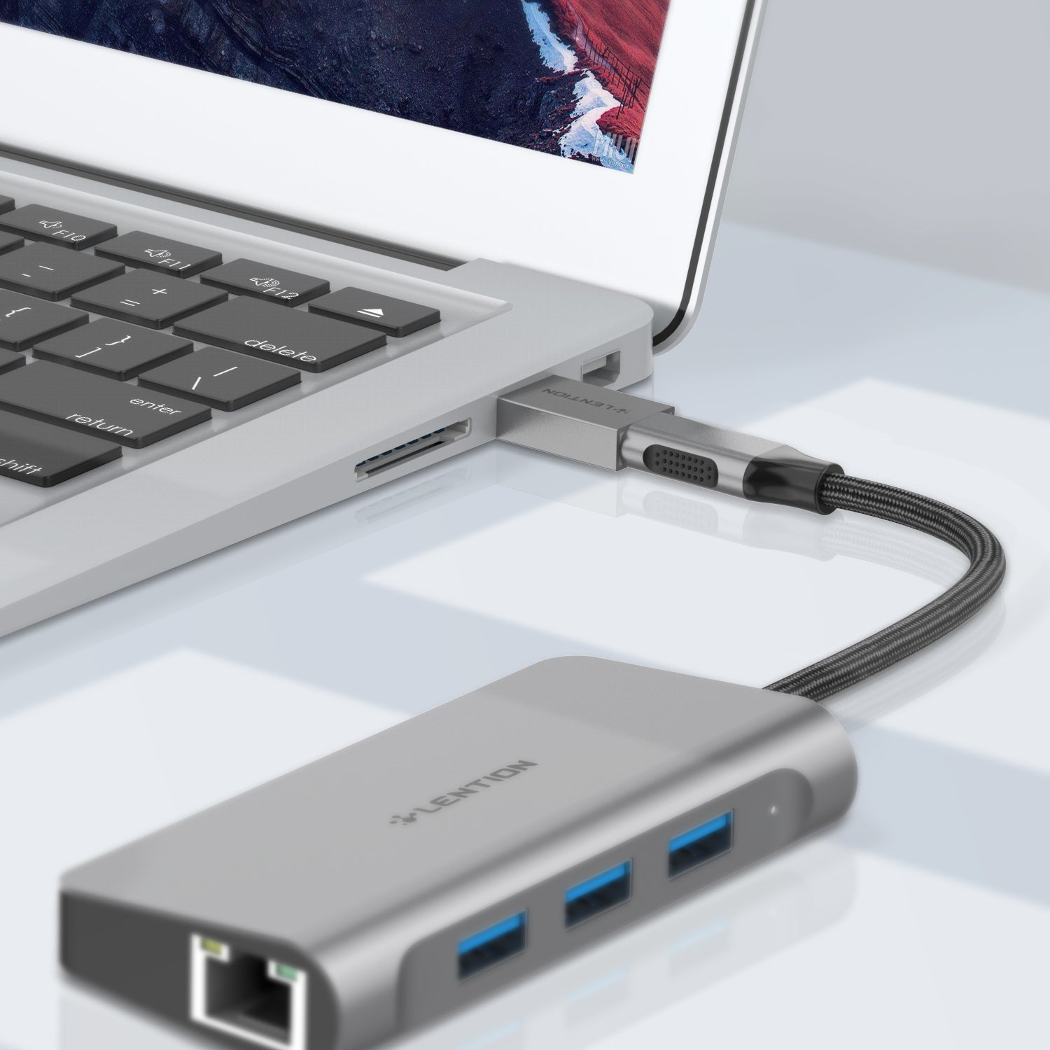 Đầu chuyển đổi USB-A sang USB-C Lention H3