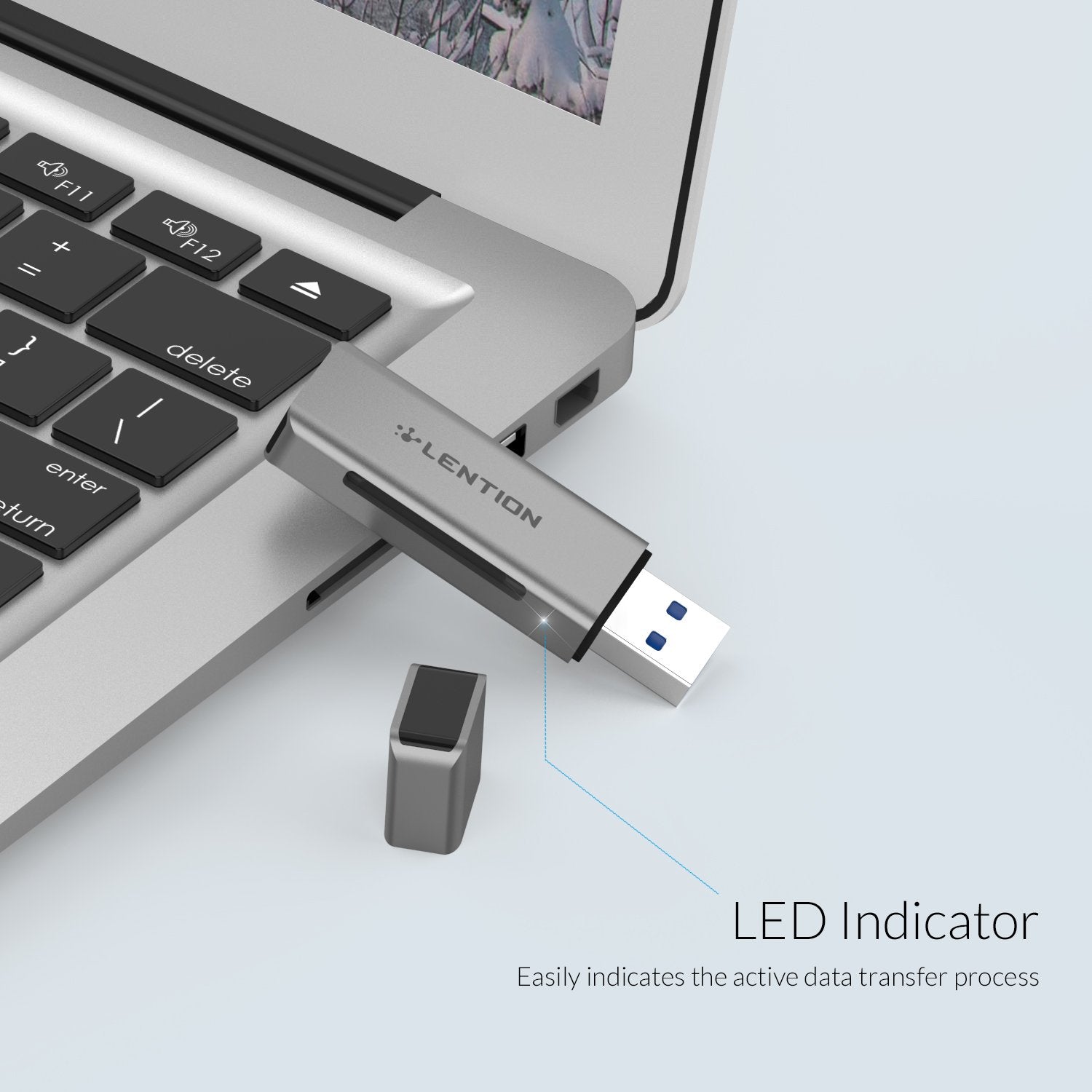 Đầu đọc thẻ USB-A 3.0 Lention H7