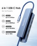 Bộ chuyển đổi USB-C 6 trong 1 CE17H