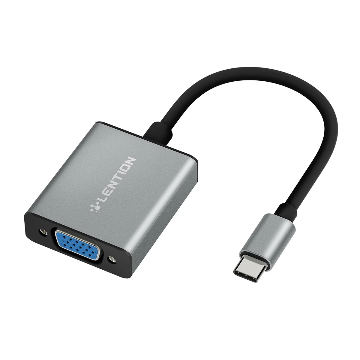 Bộ chuyển đổi USB-C sang VGA Lention CU108V