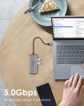 Bộ chuyển đổi USB-C 8 trong 1 Lention C48