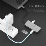 Bộ chuyển đổi USB-C 6 trong 1 Lention C65HE