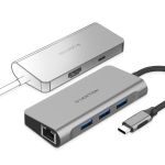 Bộ chuyển đổi USB-C 6 trong 1 Lention C65HE