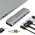 Bộ chuyển đổi USB-C 6 trong 1 Lention CS67H