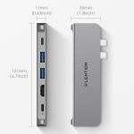 Bộ chuyển đổi USB-C 6 trong 1 Lention CS67H