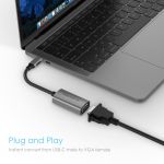 Bộ chuyển đổi USB-C sang 1080P VGA Lention CU606