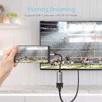 Bộ chuyển đổi USB-C sang 1080P VGA Lention CU606