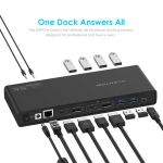 Bộ chuyển đổi USB-C 15 trong 1 Lention Ultra 5K D92HDEAM