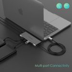 Bộ chuyển đổi USB-C 6 trong 1 Lention C35H-1M