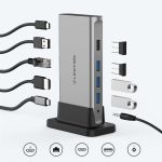 Bộ chuyển đổi USB-C 9 trong 1 Lention D53HEAVCR