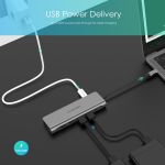 Bộ chuyển đổi USB-C 10 trong 1 Lention C69HEACR