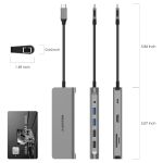 Bộ chuyển đổi USB-C 10 trong 1 Lention C69HEACR